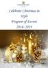 Celebrate Christmas in Style Program of Events