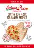 GLUTEN FREE FLOUR FOR BAKERY PRODUCT I'M FEEL GOOD! FOR YOUR PIZZA FOR YOUR BREAD! TECHNICAL DATA SHEET FOR HANDMADE DOUGH AND FOR BREAD MACHINE