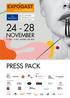 24-28 PRESS PACK NOVEMBER 11 AM 9 PM I LUXEXPO THE BOX GOLD SPONSOR AND PARTNER SILVER SPONSOR WORLD ASSOCIATION OF CHEFS SOCIETIES