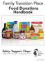 Family Transition Place Food Donations Handbook