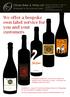SPIRITS Olivers. We offer a bespoke own label service for you and your customers. Olivers Beer & Wine Ltd. PRODUCT LIST Feb 19 - Apr 19