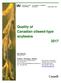 Quality of Canadian oilseed-type soybeans 2017