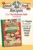from The Christmas Table Cookbook Our Thanks to you for joining our Circle of Friends  Club!
