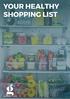 YOUR HEALTHY SHOPPING LIST