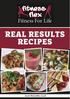 REAL RESULTS RECIPES