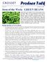 Volume 29 Issue 43 October 25, Item of the Week: GREEN BEANS