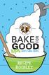 learn bake share RECIPE BOOKLET
