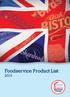 Foodservice Product List