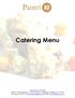 Why Choose Pantri 12 to cater for your event?