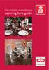 the complete comprehensive catering hire guide