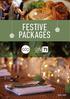 FESTIVE PACKAGES 2018 / 2019