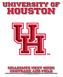 UNIVERSITY OF HOUSTON COLLEGIATE MEET GUIDE 2016TRACK AND FIELD