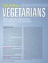 VEGETARIANS. Top Questions HERE S HOW TO ANSWER THEM WITH INGENUITY AND EXPERTISE