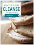 WINTER 5-DAY CLEANSE SUGGESTED MEAL PLAN