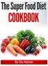 The Super Food Diet Cookbook Olu Aijotan