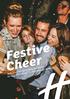 Festive Cheer Book your Christmas Party and Events