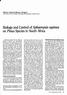 Biology and Control of Sphaeropsis sapinea