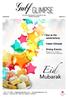 Gulf GLIMPSE. Eid. Mubarak. Eid Al Fitr celebrations. Inside Glimpse. Dining Events. June 2018