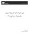 LiveTiles CSP Partner Program Guide. Version: 1.0