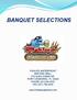 BANQUET SELECTIONS FISHLIPS WATERFRONT BAR AND GRILL 610 GLEN CHEEK DR. PORT CANAVERAL, FL PHONE (321) FAX (321)
