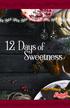 12 Days of Sweetness