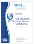 SQF Program Food Sector Categories 2008 FMI 2345 Crystal Drive, Suite 800 Arlington, VA 22202