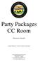 Party Packages CC Room