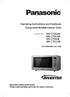 Operating Instructions and Cookbook Convection/Grill/Microwave Oven