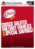 CRISCO SALUTES MILITARY FAMILIES SPECIAL SAVINGS! WITH. / The J.M. Smucker Company