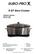 8 QT Slow Cooker. OWNER S MANUAL Model KC V., 60Hz., 340 Watts. Safety Operation Cleaning
