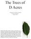 The Trees of D Acres