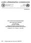 JOINT FAO/WHO FOOD STANDARDS PROGRAMME CODEX ALIMENTARIUS COMMISSION. Twenty-eighth Session Rome, Italy, 4-9 July 2005
