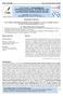 ISSN: Int. J. Adv. Res. 4(10), RESEARCH ARTICLE...