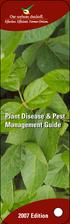 Plant Disease & Pest Management Guide Edition