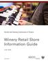 Winery Retail Store Information Guide
