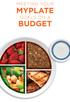 MEETING YOUR MYPLATE GOALS ON A BUDGET