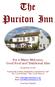 The Puriton Inn. For a Warm Welcome, Good Food and Traditional Ales. At Junction 23, M5