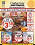 5 24 $ Profit More with these Great Savings! $ Pork Baby Back Ribs. Restaurants Buy Better. Dinner Napkins. Chocolate Syrup
