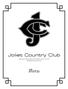 Joliet Country Club Spencer Road Joliet, Illinois (815) Menu