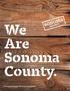 We Are Sonoma County.