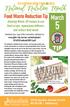 Food Waste Reduction Tip Amazing Waste: 50 recipes to use food scraps, repourpose leftovers, and reduce food waste