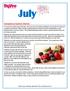 July. Sensational Summer Berries