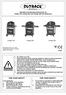 WARNING FOR YOUR SAFETY FOR YOUR SAFETY. Assembly and Operating Instructions for Omega 100, Omega 200, and Omega 300 Gas Barbecues.