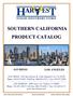 (SD) (LA) Harvest Food Distributors Southern California Product Catalog