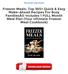 Freezer Meals: Top 365+ Quick & Easy Make-Ahead Recipes For Busy FamiliesÂ Includes 1 FULL Month Meal Plan (Your Ultimate Freezer Meal Cookbook)
