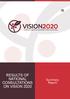 7.1 RESULTS OF NATIONAL CONSULTATIONS ON VISION Summary Report