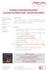 TECHNICAL INFORMATION SHEET: CALCIUM CHLORIDE FLAKE - LIQUOR TREATMENT