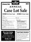 Case Lot Sale. Lebanon Only. More Case Savings Available Inside. Food Pantry Donation. October a.m. 9 p.m.