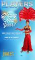 CLUB NEWS JANUARY Happy New Year! january 1 11am - 8pm. win up to $250 free play! Lisa