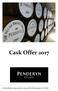 Cask Offer The Welsh Whisky Company Limited (Co. Reg Warehousekeeper: )